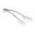 Vollrath 46989 11 1/2" Stainless Mirror Polished Outside Satin Inside Imported Spaghetti Tongs