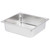 Vollrath 90142 8.5 Qt. Stainless Steel Standard 4" Deep 22 Gauge Anti-Jamming Top Flange Corners with Concave Indentation Super Pan 3 2/3 GN Food Pan