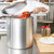 Vollrath 68270 40 Quart 8 Ga. Aluminum Complete with Basket Embossed Feet Bail Handle Steamer/Boiler