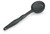 Vollrath 5283520 3 Oz. Black One-Piece Ergonomic Handle Nylon Round Solid Spoodle