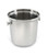 Vollrath 47630 8.25" Diameter 8" H Stainless Single Bottle Bucket Mirror Outside Satin Inside Finish imported Wine Bucket with Side Knob Handles