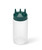 Vollrath 3316-13191 16 Oz. Clear Bottle with Vista Green Cap Wide Mouth Traex Tri Tip Squeeze Bottle