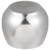 Vollrath 46597 12 oz. Stainless Steel Covered Type Mirror Finish Exterior Satin Finish Interior Knob Top Lid Imported Orion Sugar Server
