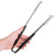 Vollrath 4791220 12" Black Ergonomic Antimicrobial Kool Touch Handle Gripper Teeth Flattened Ends Springless Stainless Steel One-Piece VersaGrip Tongs