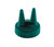 Vollrath 2200-191 Vista Green Standard Mouth Bottles Twin Tip Replacement Color Cap