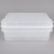 Vollrath 1551-C13 5" Box & Snap-on Lid Clear Polypropylene Traex Color-Mate Food Storage Box Combo