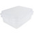 Vollrath 1551-C13 5" Box & Snap-on Lid Clear Polypropylene Traex Color-Mate Food Storage Box Combo