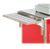 Vollrath 37519-2 16 3/4"W x 11"D Stainless Steel Fold-Down/Lift-Off Brackets Inside Corner Station 4-Series Signature Server V-rib Tray Slide