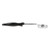 Vollrath 6432320 3 Oz. Stainless Steel Nylon Handle Coded Black Heavy Duty Perforated Round Bowl Spoodle
