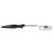 Vollrath 6432620 6 Oz. Stainless Steel Nylon Handle Coded Black Heavy Duty Perforated Round Bowl Spoodle