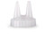 Vollrath 2200-13 Clear Standard Mouth Twin Tip Replacement Color Cap
