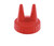 Vollrath 2200-02 Red Standard Mouth Twin Tip Replacement Color Cap