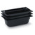 Vollrath 8032420 Super Pan 1/3 Size Black Polycarbonate Food Pan - 2 1/2" Deep