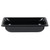 Vollrath 8032420 Super Pan 1/3 Size Black Polycarbonate Food Pan - 2 1/2" Deep