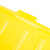 Vollrath 1535-C08 5" Drain 7" Box & Snap-on Lid Yellow Polypropylene Traex Color-Mate Food Storage Box Combo