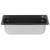 Vollrath 90327 2.5 Qt. Stainless Steel with Black SteelCoatX3 2 1/2" Deep 22 Gauge Top Flange Corners with Concave Indentation Super Pan 3 1/3 GN Food Pan