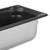 Vollrath 90327 2.5 Qt. Stainless Steel with Black SteelCoatX3 2 1/2" Deep 22 Gauge Top Flange Corners with Concave Indentation Super Pan 3 1/3 GN Food Pan