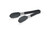 Vollrath 4781622 16" Long Black Nylon Ends & Black Plastic Coated Handles Stainless One-Piece High Temperature Utility Tongs