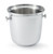 Vollrath 47625 9.88" Diameter 9.13" H Stainless Double Bottle Bucket Mirror Outside Satin Inside Finish Imported Wine Bucket with Side Knob Handles