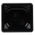 Vollrath 8062420 Super Pan 1/6 Size Black Polycarbonate Food Pan - 2 1/2" Deep