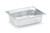 Vollrath 90243 Stainless Steel Standard 4" Deep 22 Gauge Perforated Anti-Jamming Top Flange Corners with Concave Indentation Super Pan 3 1/2 GN Food Pan