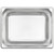 Vollrath 90243 Stainless Steel Standard 4" Deep 22 Gauge Perforated Anti-Jamming Top Flange Corners with Concave Indentation Super Pan 3 1/2 GN Food Pan