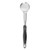 Vollrath 6432220 2 Oz. Stainless Steel Nylon Handle Coded Black Heavy Duty Perforated Round Bowl Spoodle