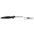Vollrath 6422620 6 Oz. Stainless Steel Nylon Handle Coded Black Heavy Duty Perforated Oval Bowl Spoodle