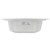 Vollrath 3102240 3.8 Quart 22 Gauge Stainless Steel Reinforced Edges Super Pan Super Shape 1/2 Size Half Hexagon Pan
