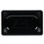 Vollrath 8042420 Super Pan 1/4 Size Black Polycarbonate Food Pan - 2 1/2" Deep