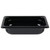 Vollrath 8042420 Super Pan 1/4 Size Black Polycarbonate Food Pan - 2 1/2" Deep
