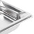 Vollrath 90312 1.7 Qt. Steel Standard 1 1/2" Deep 22 Gauge Top Flange Corners with Concave Indentation Super Pan 3 1/3 GN Food Pan