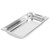 Vollrath 90312 1.7 Qt. Steel Standard 1 1/2" Deep 22 Gauge Top Flange Corners with Concave Indentation Super Pan 3 1/3 GN Food Pan