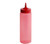 Vollrath 4924C-02 24 Oz. Red Translucent Bottle with Red Opaque Cap Polyethylene Wide Mouth Traex Color-Mate Squeeze Bottle Dispenser