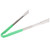 Vollrath 4791670 16" Green Ergonomic Antimicrobial Kool Touch Handle Gripper Teeth Flattened Ends Springless Stainless Steel One-Piece VersaGrip Tongs