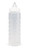 Vollrath 5124-13 24 Oz. Clear Bottle with Clear Cap Closeable Polyethylene Wide Mouth Squeeze Bottle Dispenser