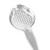 Vollrath 6422320 3 Oz. Stainless Steel Nylon Handle Coded Black Heavy Duty Perforated Oval Bowl Spoodle