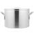 Vollrath 68271 20 Quart 8 Ga. Aluminum Complete with Basket Embossed Feet Bail Handle Steamer/Boiler