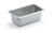 Vollrath S10064 2 7/8 Quart 1/4 Size 20 Gauge Stainless Steel Anti-Jam Corner Shoulder Steam Table Pan