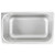 Vollrath S10064 2 7/8 Quart 1/4 Size 20 Gauge Stainless Steel Anti-Jam Corner Shoulder Steam Table Pan