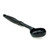 Vollrath 5292720 3 Oz. Black One-Piece Ergonomic Handle Nylon Oval Perforated Spoodle