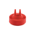 Vollrath 2300-02 Red Wide Mouth Twin Tip Replacement Color Cap (12 Each Per Case)