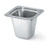 Vollrath 8266220 1.79 Qt. 1/6 Size High-Polished Stainless Steel Embossed Pattern on Rim Miramar Decorative Pan