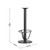 Flash Furniture XU-TR18-BAR-3CFR-GG 18" x 42" x 0" Black Powder Coated Finish Cast Iron Round Base Bar Height Table Base