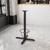 Flash Furniture XU-T3030-BAR-3CFR-GG 30" x 30" x 42"H Black Powder Coated Finish Cast Iron X-Base Bar Height Table Base