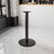 Flash Furniture XU-TR24-BAR-GG 24" x 42" x 0" Black Powder Coated Finish Cast Iron Round Base Bar Height Table Base