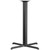 Flash Furniture XU-T3333-BAR-GG 33" x 33" x 42"H Black Powder Coated Finish Cast Iron X-Base Bar Height Table Base