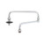 T&S Brass 002872-40 Chrome Plated Brass 24" Double Joint Nozzle Assembly