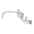 T&S Brass B-0290-AM Wall Mount 8" Adjustable Centers Sink Mixing Faucet