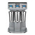 Waring WDM360TX Triple Spindle Countertop Drink Mixer, Powder Coated Die-Cast Steel Housing - 120V